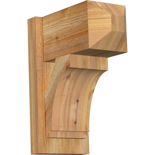 Ekena Millwork Imperial Craftsman Rough Sawn Outlooker, Western Red Cedar, 8"W x 14"D x 18"H OUT08X14X18IMP04RWR - main